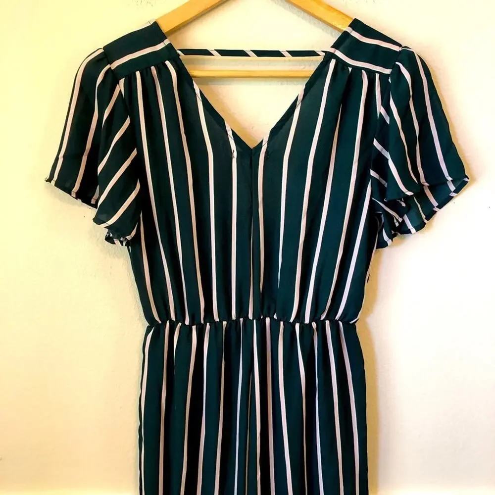 Striped Jumpsuit Wide Leg - Picture 5 of 8